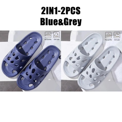Lightweight Non-Slip Bathroom & Beach Slippers