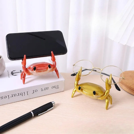 Weightlifting Crab Phone Stand & Desk Organizer