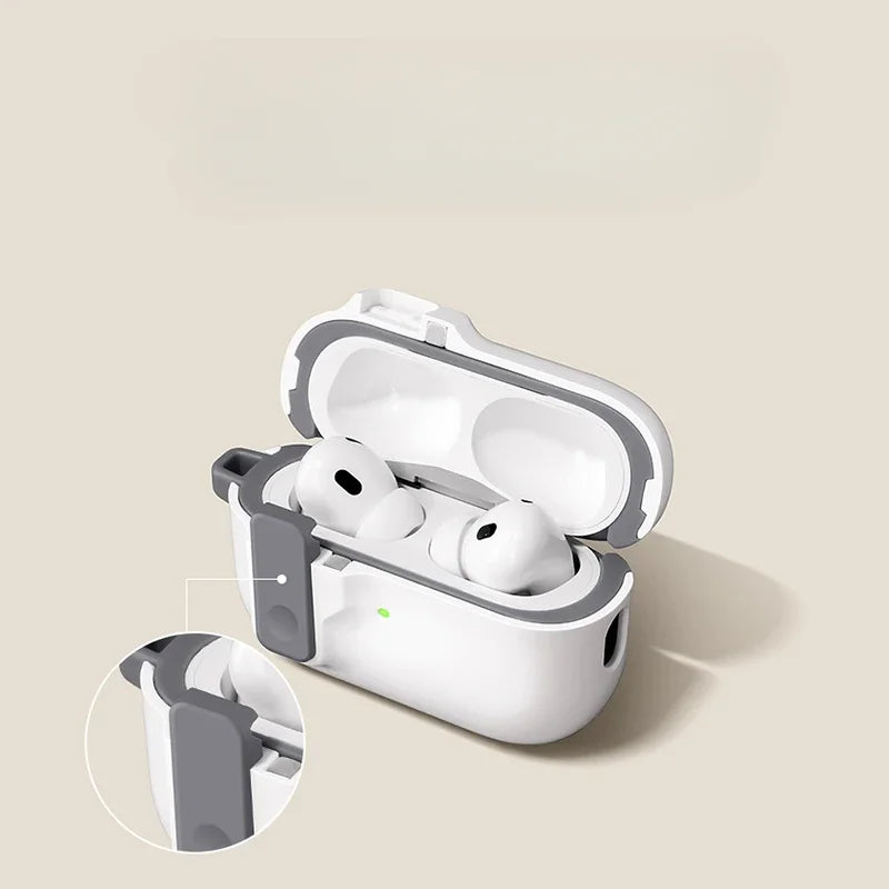 AirPods Protective Case with Carabiner Hook