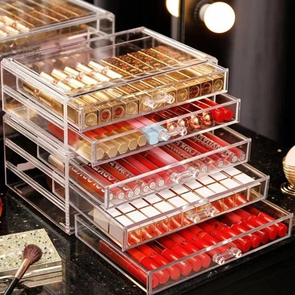 Title 3/5 Layer Acrylic Desk Drawer Organizer
