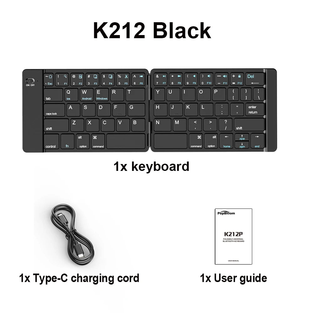 Mini Foldable Bluetooth Keyboard