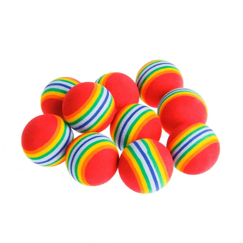 Rainbow EVA Pet Toy Balls