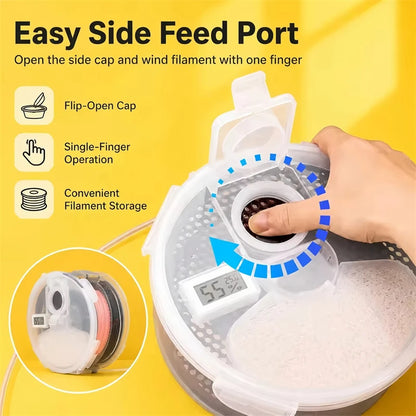 Airtight Wall-Mounted 3D Printer Filament Dry Box