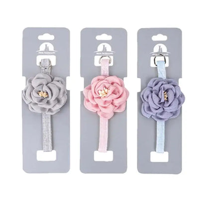 Cute Camellia Flower Cat Collar