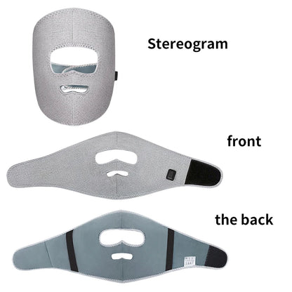 Electric Heated Facial Mask with Red Light Therapy