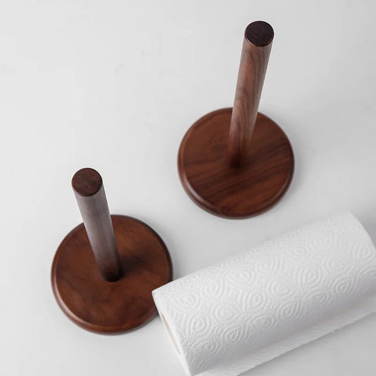 Solid Wood Paper Towel Holder