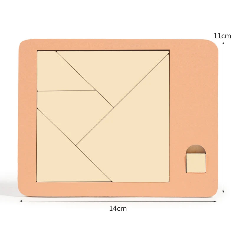Wooden Geometric Puzzle Board