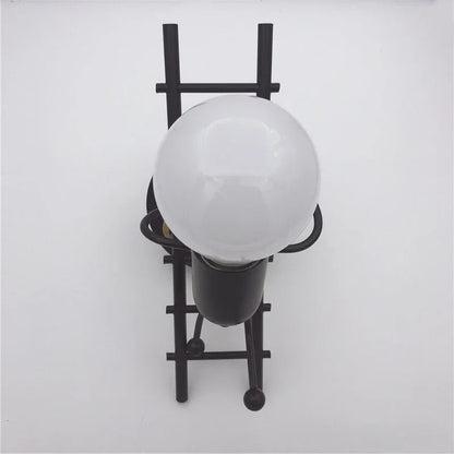 Vintage Industrial Wooden Wall Lamp – Creative E27 Wall Sconce