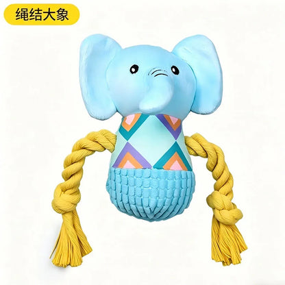 Soft Elephant Plush Dog Toy