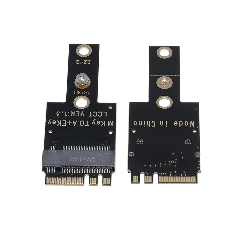 M.2 A/E Key to NVMe SSD Adapter Card for Mini PC