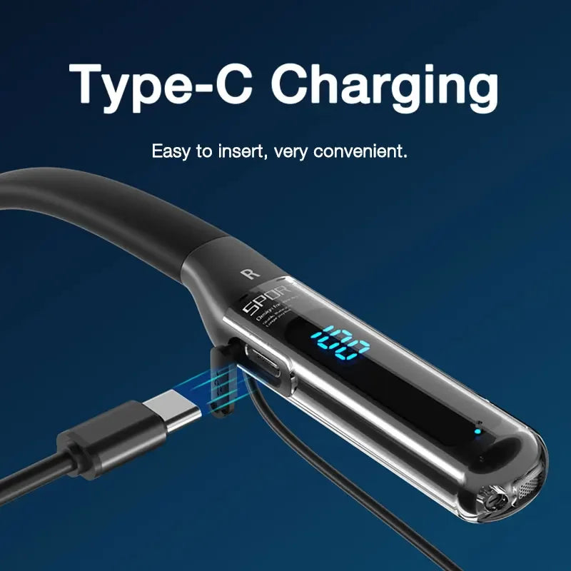EARDECO Bluetooth 5.3 Neckband Wireless Earphones