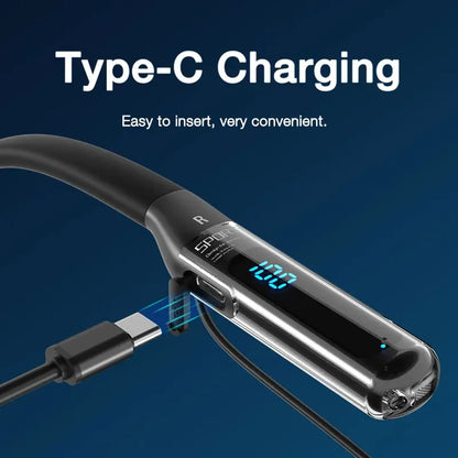 EARDECO Bluetooth 5.3 Neckband Wireless Earphones