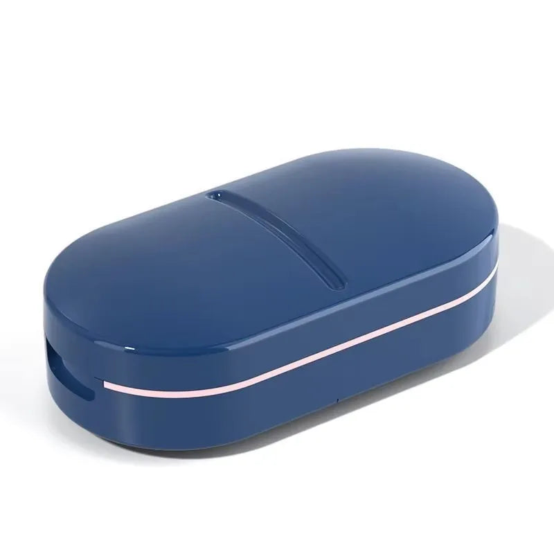 Portable Multiple Pill Cutter with Storage Box