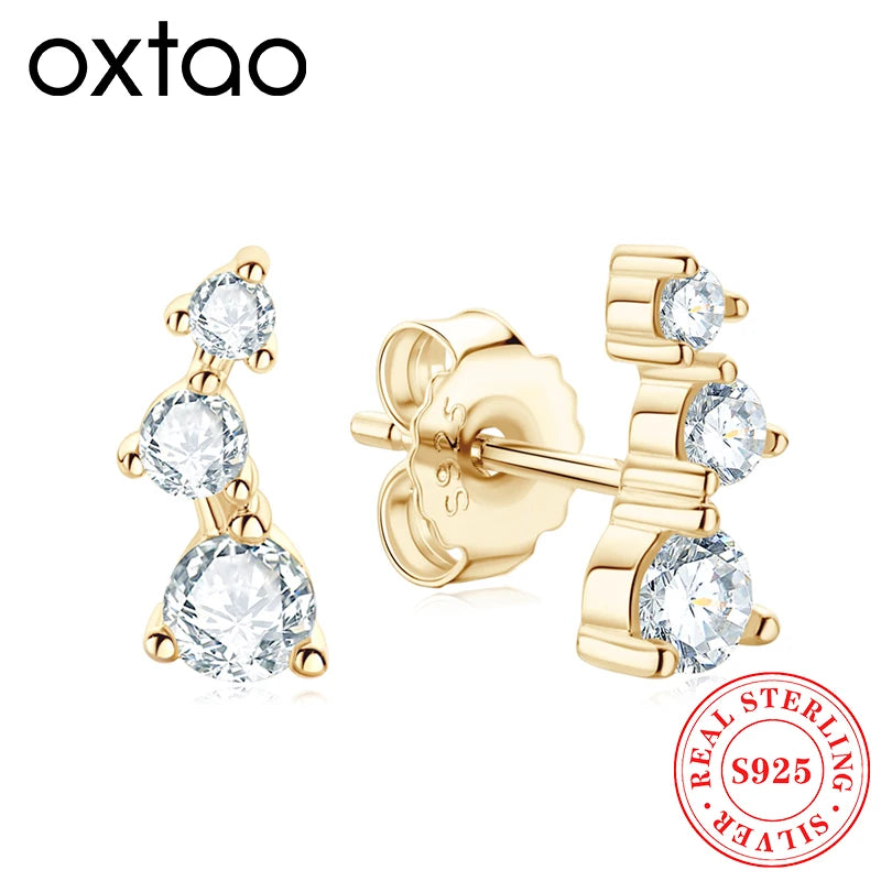 925 Sterling Silver Moissanite Big Dipper Earrings