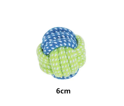 Cotton Rope Dog Chew Toy Ball
