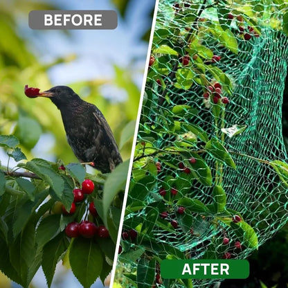 Garden Anti-Bird Netting Mesh for Fruit Trees, Vegetables, Crops & Ponds