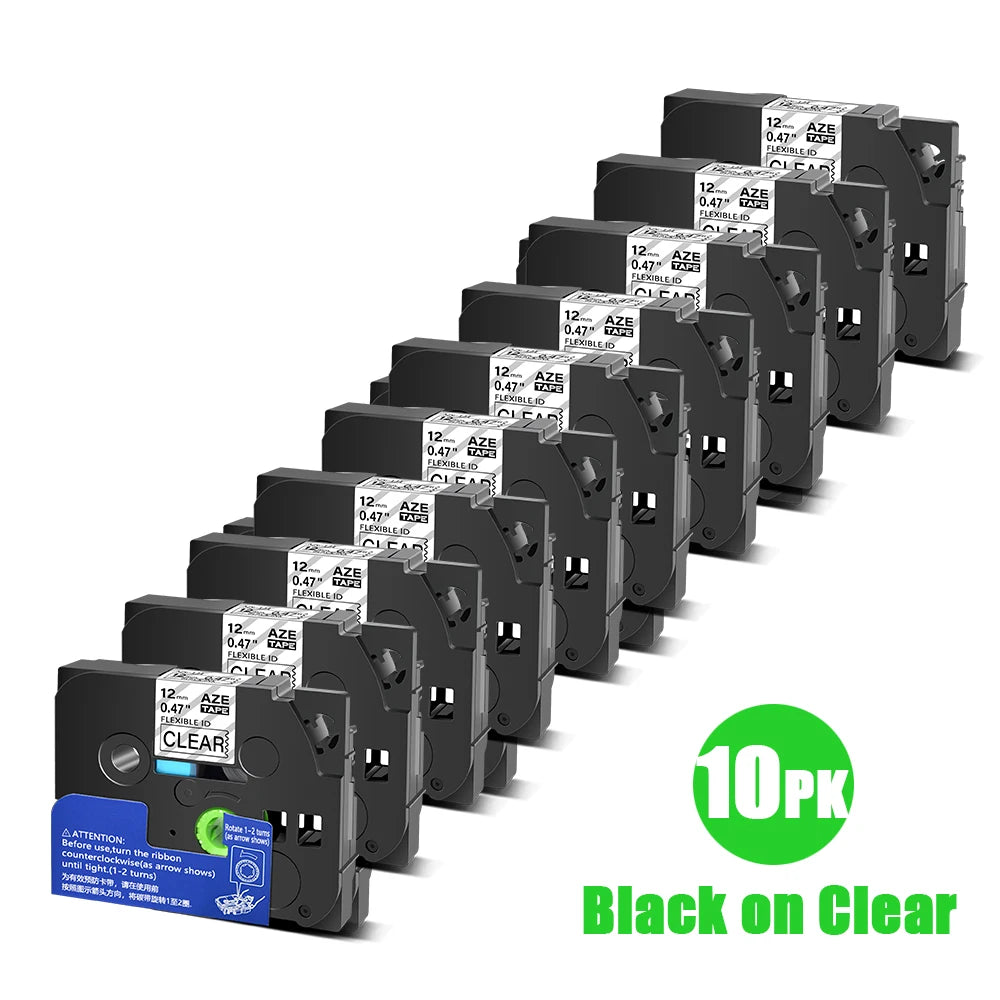 Laminated Label Tape for Brother Label Makers