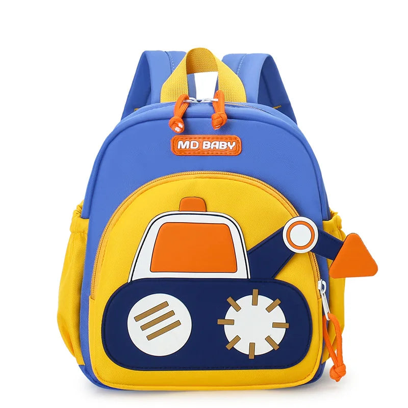 Kids Construction Truck School Backpack