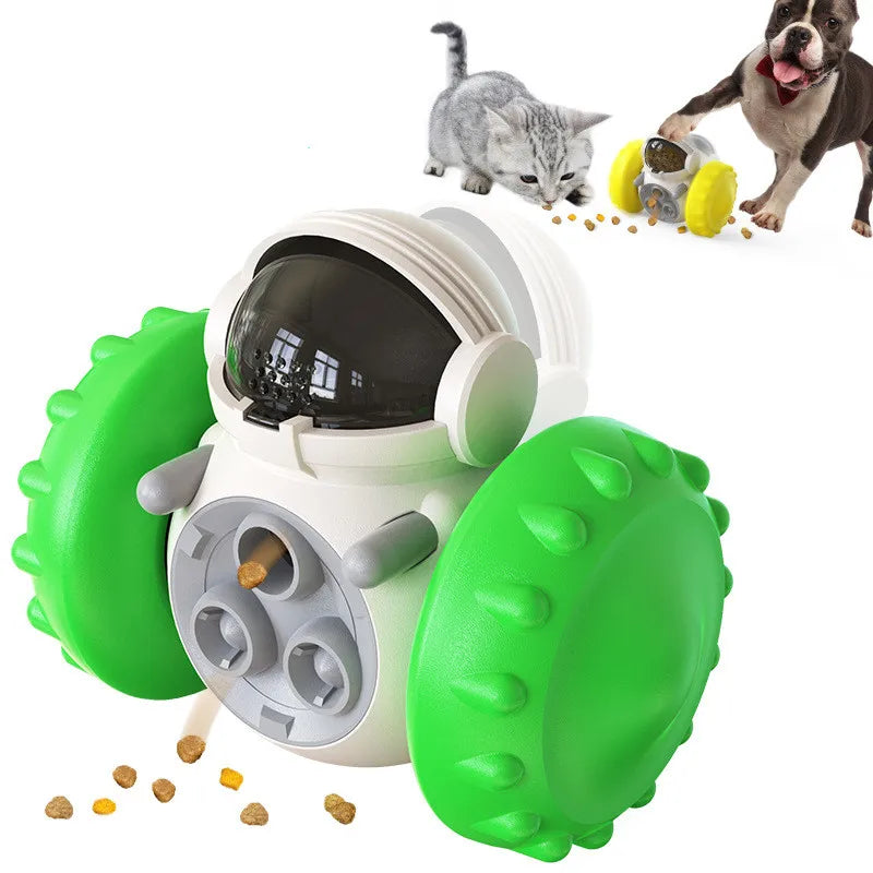 Interactive Dog Treat Dispenser Puzzle Toy & Slow Feeder