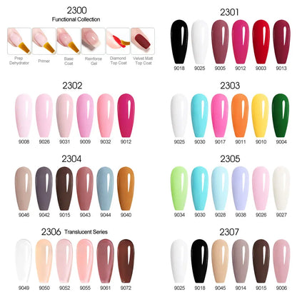 CANNI HEMA FREE Nail Gel Polish Set Semi Permanent