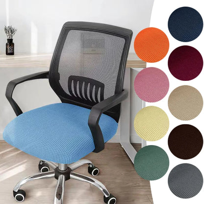 1Pc Velvet Office Chair Cover