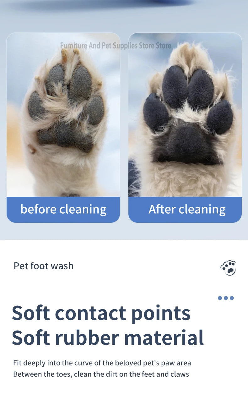 Electric Pet Paw Cleaner Cup