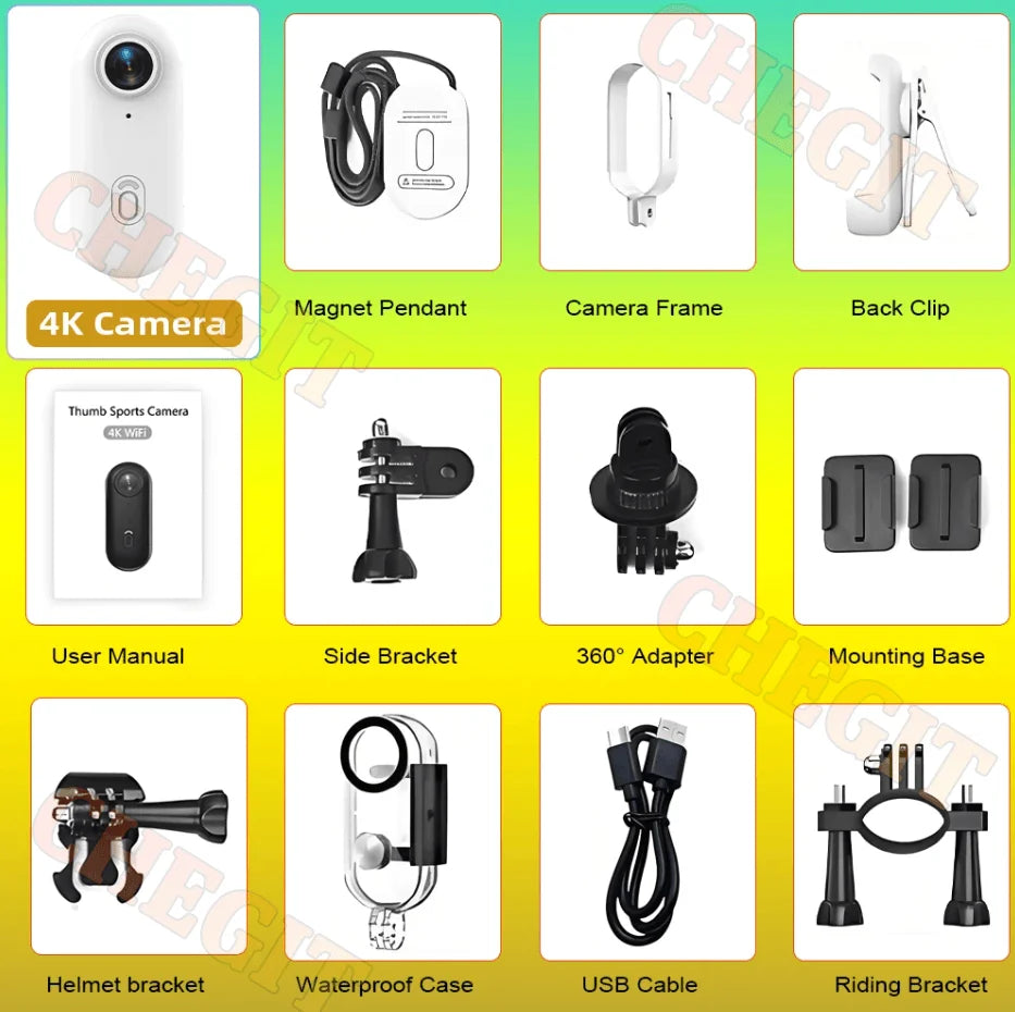 Mini 4K WiFi Action Camera