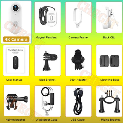 Mini 4K WiFi Action Camera