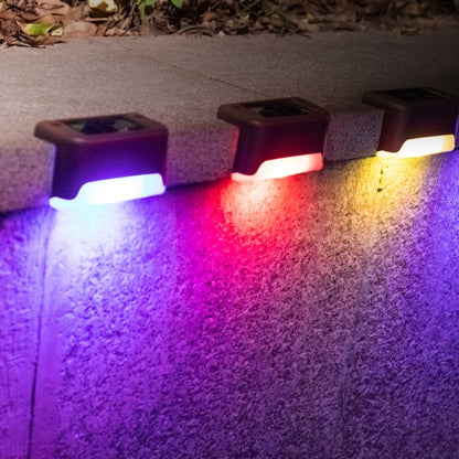 1/4/10/20pcs LED Solar Stair Lights