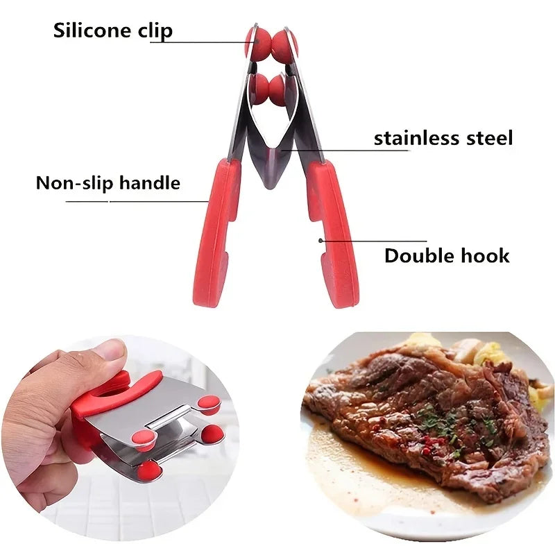 Heat-Resistant Pot Clip Spoon Rest