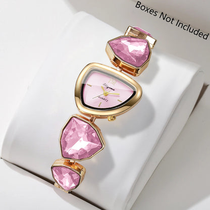 Rhinestone Bracelet Quartz Watch