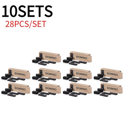 Classic Wooden Domino Set