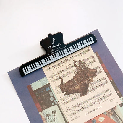 Portable Music Book Page Clips for Piano, Keyboard & Sheet Music