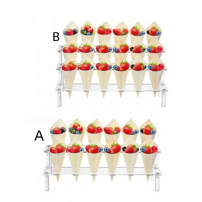 Acrylic Ice Cream Cone Display Stand