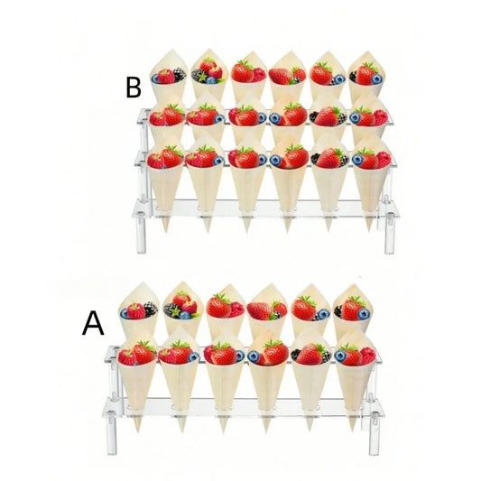 Acrylic Ice Cream Cone Display Stand