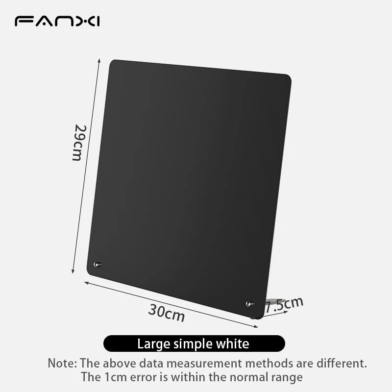 Magnetic Tabletop Bulletin Board with Stand