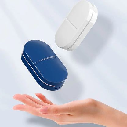 Pill Cutter With Invisible Storage Box