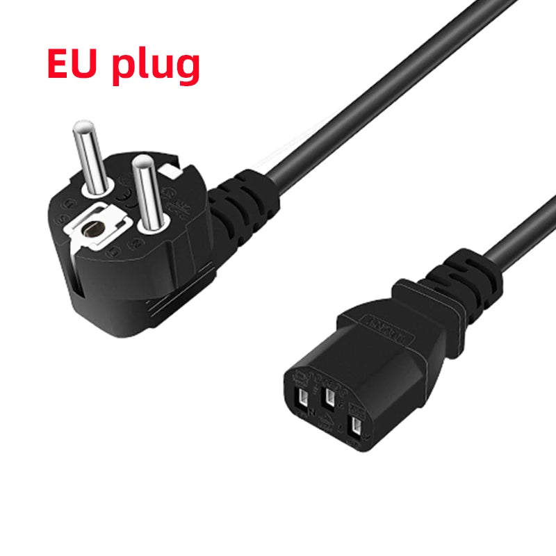 EU UK US AU IEC C13 Power Cable – 10A Appliance Lead