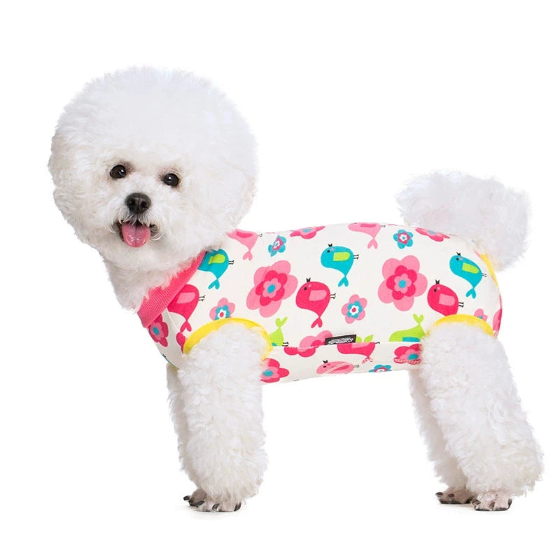 Cotton Dog Recovery Suit Anti-Licking Jumpsuit