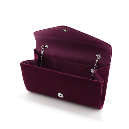 Velvet Envelope Evening Clutch