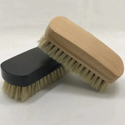 Pig Bristle Shoe Cleaning Brush