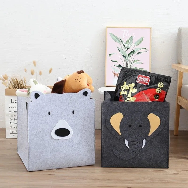 Felt Pet Toy & Household Storage Basket