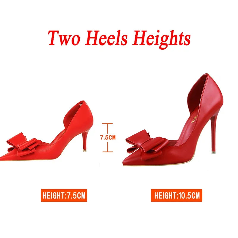 7.5cm 10cm High Heels Pumps