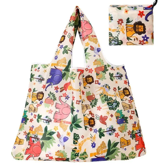 Foldable Reusable Shopping Tote Bag