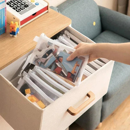 Transparent Mesh Document & Puzzle Storage Bags