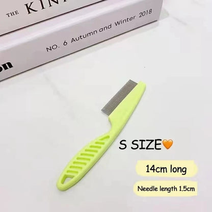 Stainless Steel Pet Flea & Shedding Comb