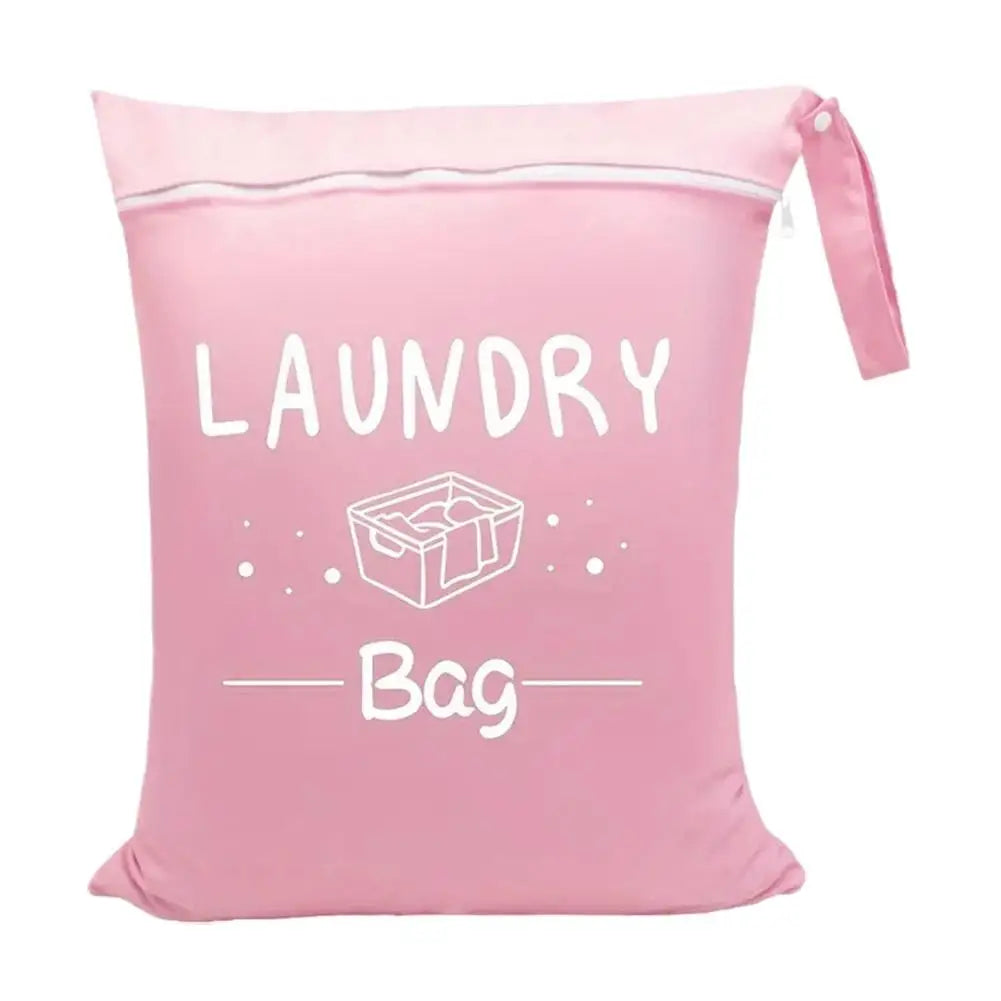 Waterproof Travel Laundry Bag with Hanging Strap