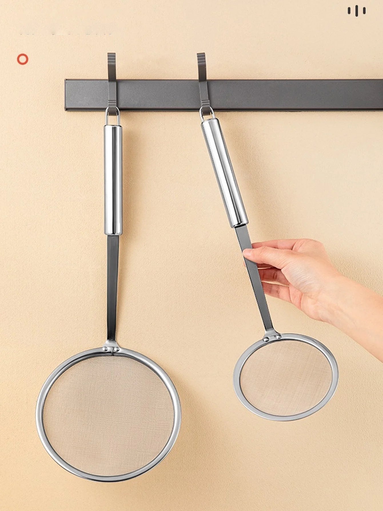Stainless Steel Fine Mesh Skimmer Spoon