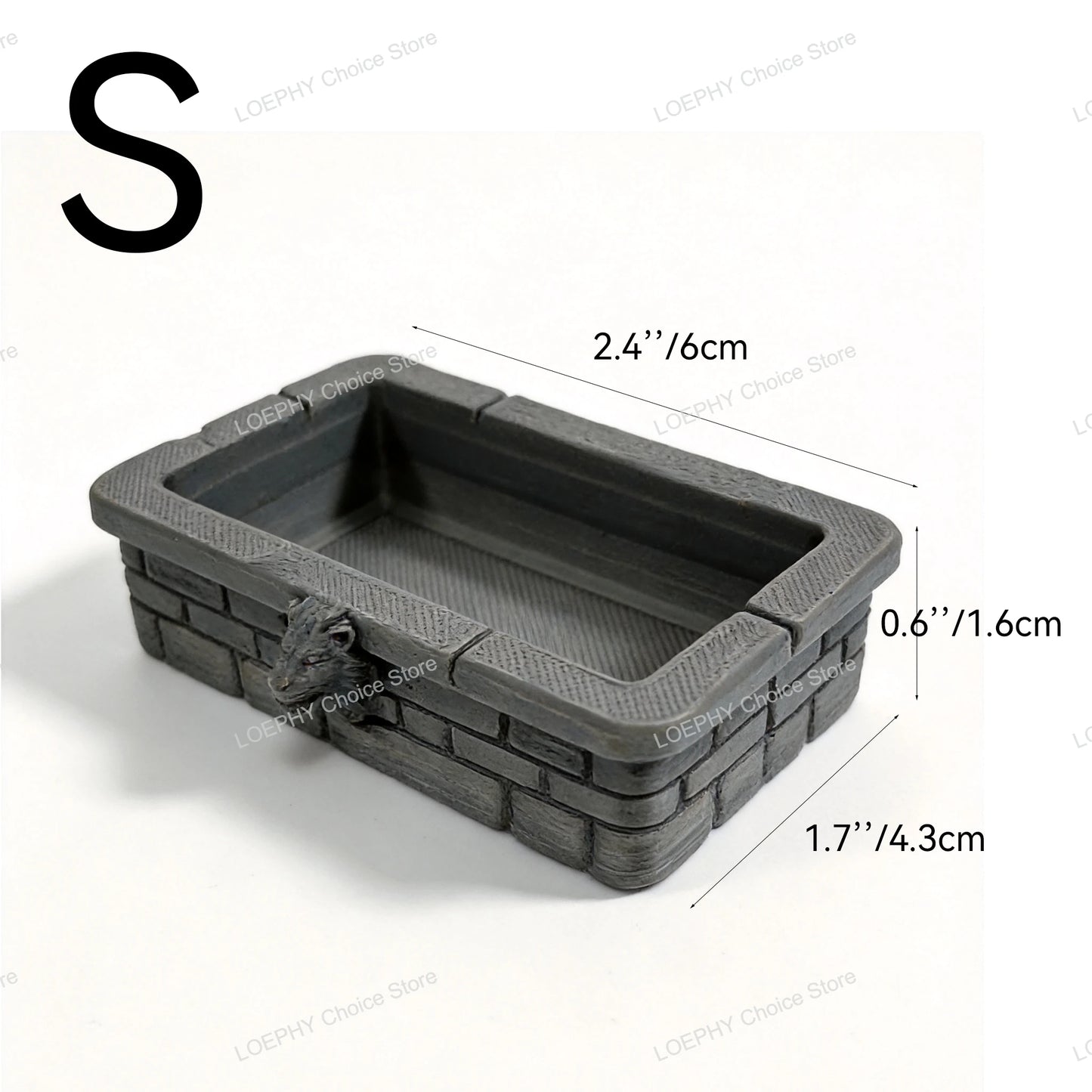 Castle Style Reptile Water Bowl