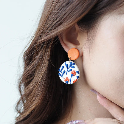 Classic Bohemiam Drop Bright Color Earrings